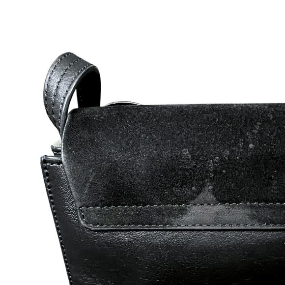 Chloe Faye Small Black & Gold Handpag with Shoulder Strap - $1,350 Retail - Picture 4 of 11